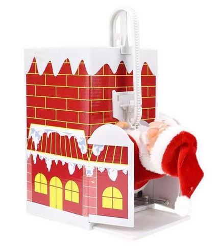 Electric Climbing Chimney Santa Claus